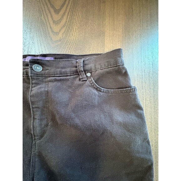 Gloria Vanderbilt Amanda STRETCH Womens Pants Size 12 Short Brown Jeans EUC - Picture 5 of 13